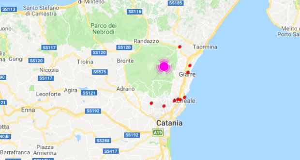 Terremoto Sciame Sismico Nella Notte SullEtna Centro Meteorologico