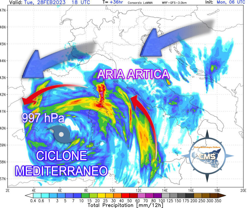 CICLONE MEDITERRANEO In Azione Sulla Sicilia: Possibile Evoluzione In ...